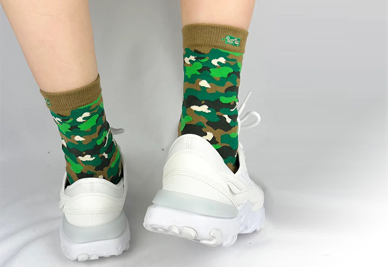 迷彩-橄欖綠 厚襪款(2種尺寸) 